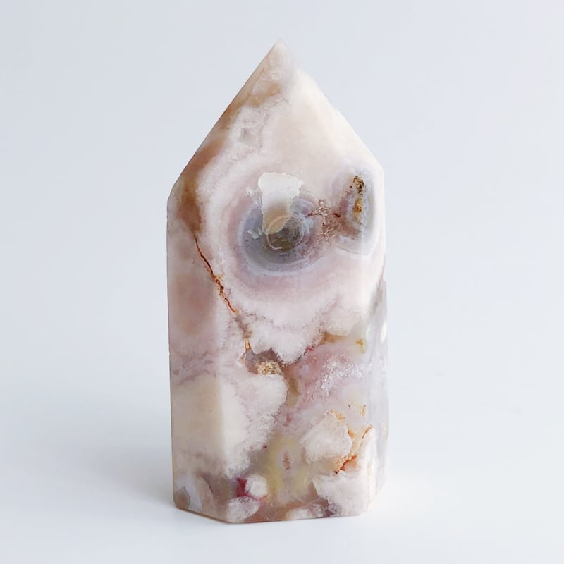 虹入り】フラワーアゲート タワー(C) | NEROLI CRYSTAL 虹入り】フラワーアゲート タワー(C) | NEROLI CRYSTAL