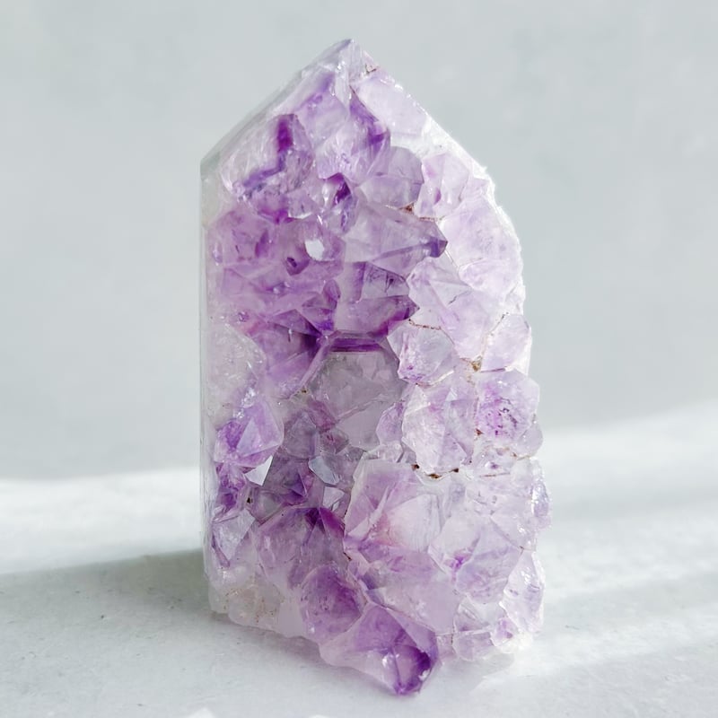 虹入り】アメシスト&アゲート ジオードタワー(A) | NEROLI CRYSTAL