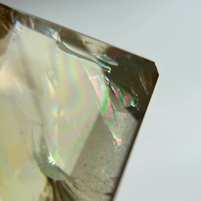 虹☆アイリスクォーツ シトリン フリーフォーム☆ブルーエンジェルラダーA1135 アイリスクォーツ スモーキー シトリン 入り 虹 ハート入り 楽天市場