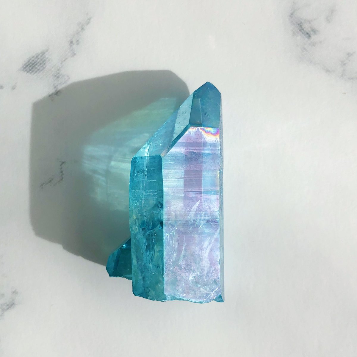 アクアオーラフラーレン 約8cm✬ 楽天市場】≪g3-318C≫○10mm○AA○ブルーオーラ○ブルーアクア