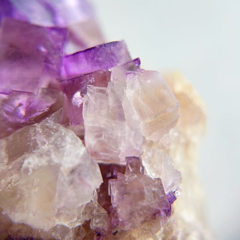 虹&オイル入り】フローライト クラスター 母岩付き | NEROLI CRYSTAL