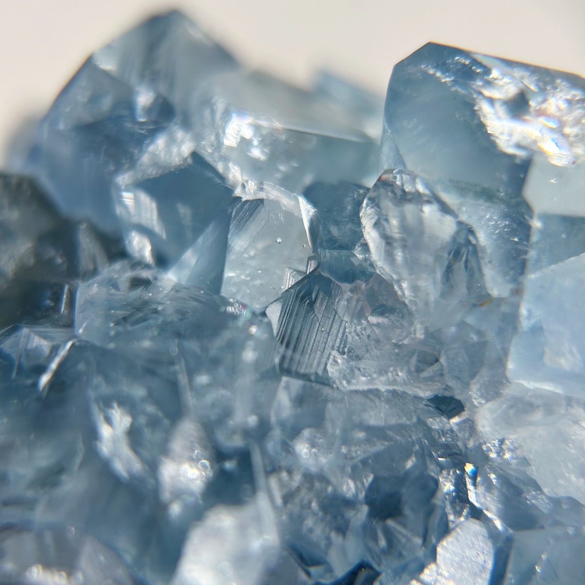 セレスタイト 原石 虹入 天然石 特大♡ キラキラつやつや セレスタイト