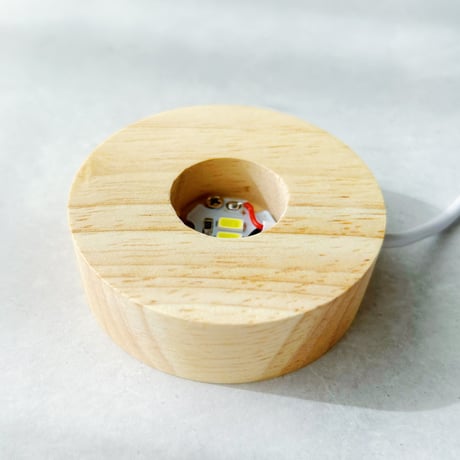 木製LEDライト台座