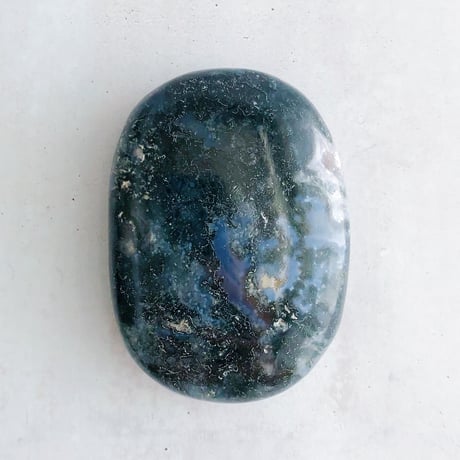 スタンド付き❣️モスアゲート フェアリームーン✨苔瑪瑙 モスアゲート | ホシノカケラ STONE/AROMA/ART