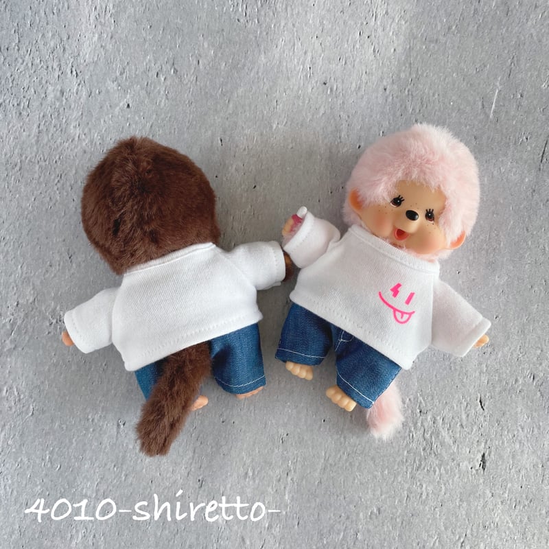 モンチッチ マスコット用 デニムパンツ【ぬい服・ぬいぐるみ用】キー