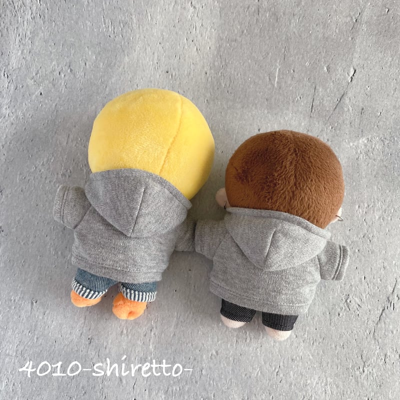 ぬいぐるみ用アウトフィット 15cmdoll パンプキンパーカー【ぬい服・ぬいぐるみ用】NCT_CCOMAZ BBNEX