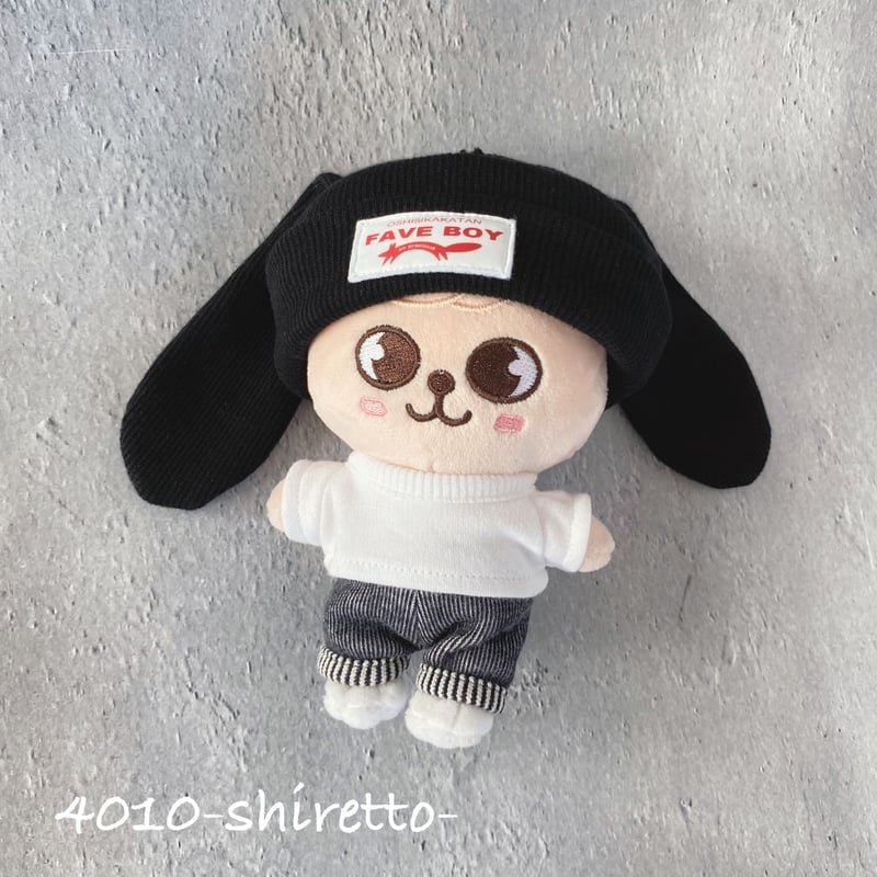 15cmサイズ SKZOOミニサイズ対応うさぎさんニット帽 （ベリーピンク