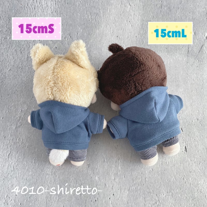 15cmdoll ブルーベリーパーカー【ぬい服・ぬいぐるみ用】NCT_CCOMAZ