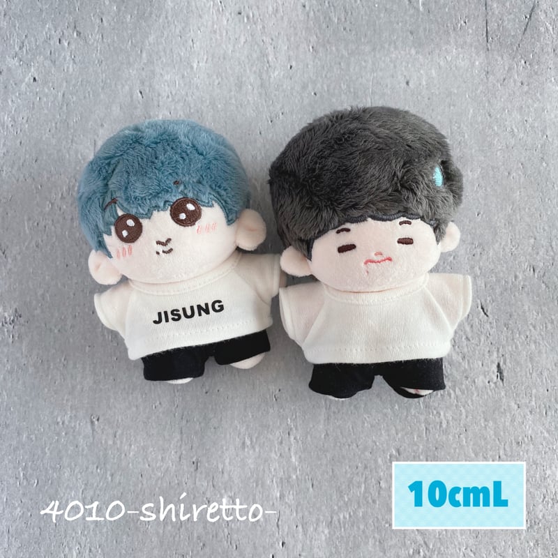 ★ hir0.to.maron★ timelesz ぬい服　スウェット4着 10cmdoll 黒Tシャツ【ぬい服・ぬいぐるみ用】 | 4010-shiretto-