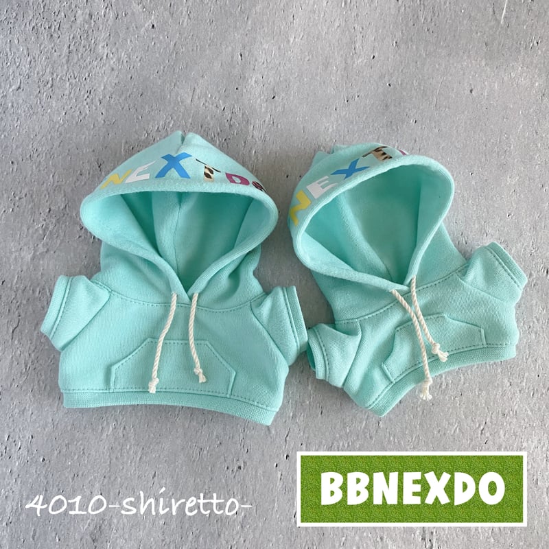 BBNEXDO用 O&Oフーディ【ぬい服・ぬいぐるみ用】プネクド服 | 4010