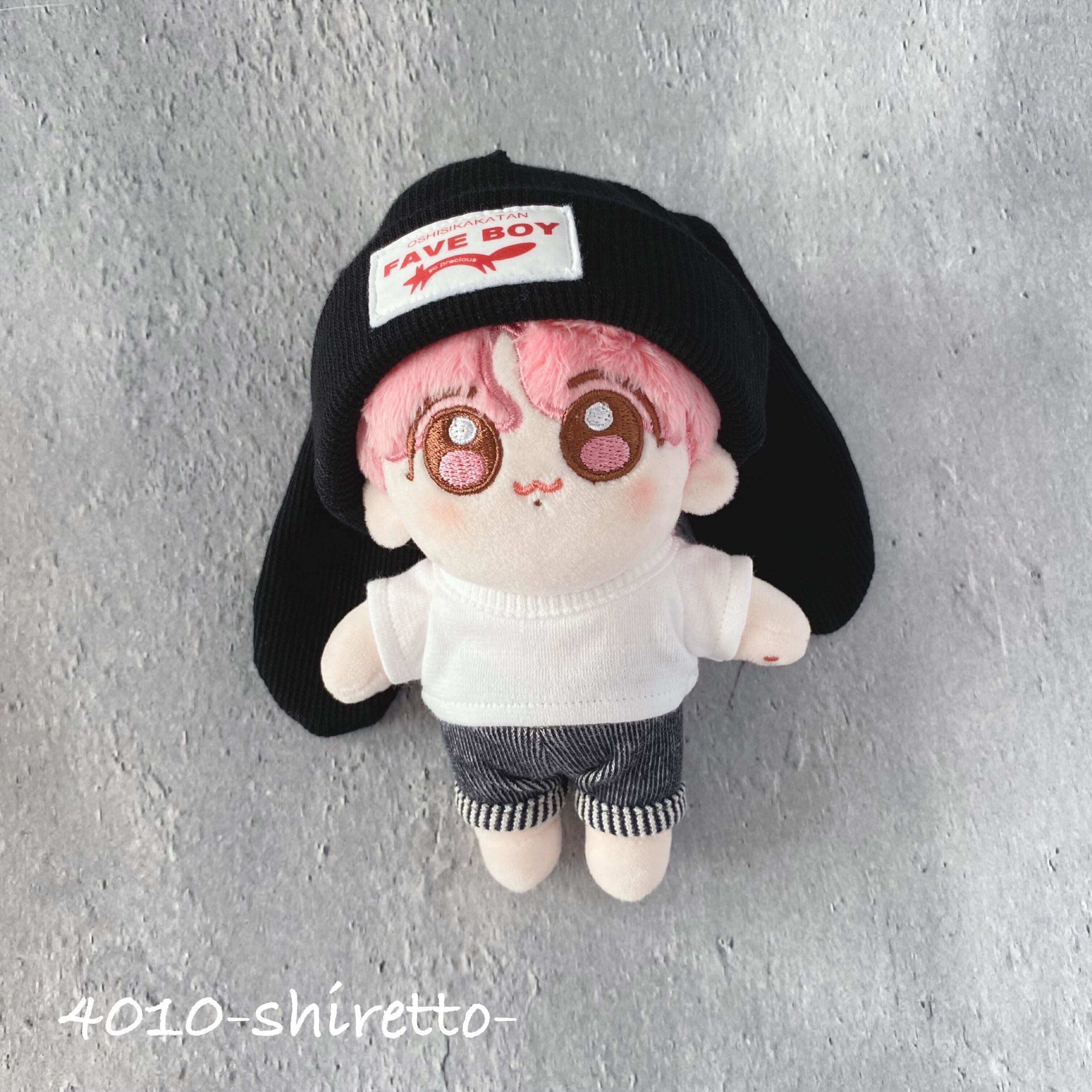 15cmサイズ SKZOOミニサイズ対応うさぎさんニット帽 （ベリーピンク