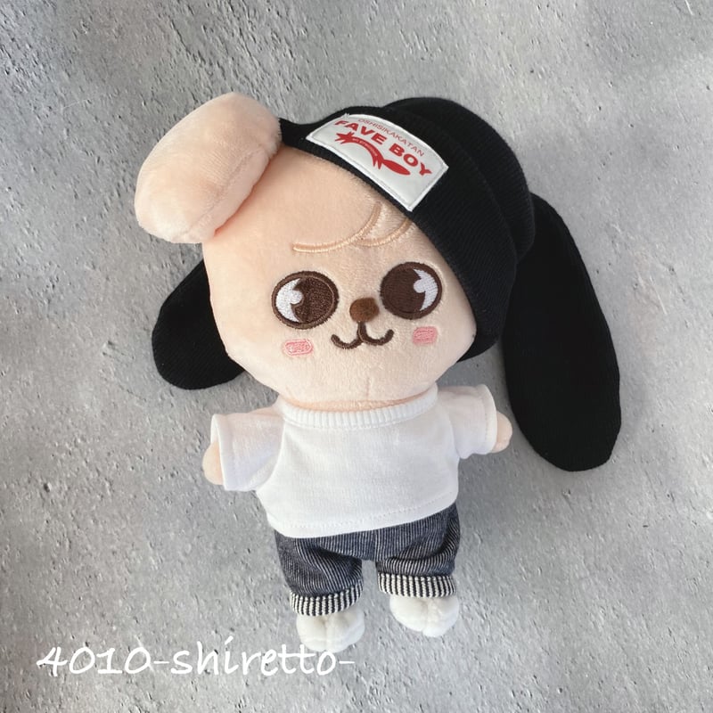 20cmサイズ SKZOOオリジナルサイズ対応うさぎさんニット帽（ベリー