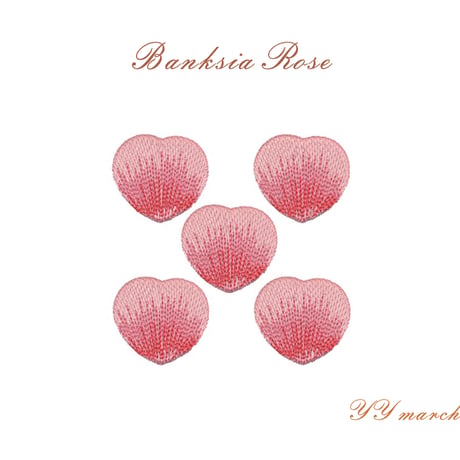 bankusia Rose 刺繡データダウンロード