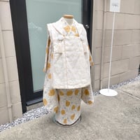 七五三向け【9月～12月の3泊4日レンタル】3歳着物・被布フルセット