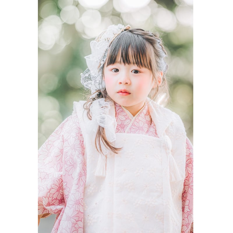 七五三向け【9月~12月の3泊4日レンタル】3歳女の子着物・被布 七五三向け【9月~12月の3泊4日レンタル】3歳女の子着物・被布