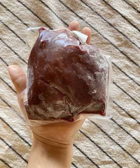 豚レバーブロック250～300g　冷凍便　ご自宅用