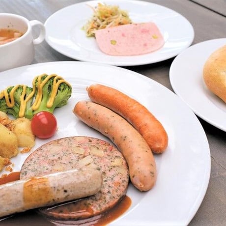 粗挽き ザウマーゲン(ポテト＆パセリ) 2枚(約200g) 焼きソーセージ 冷凍便　ご自宅用