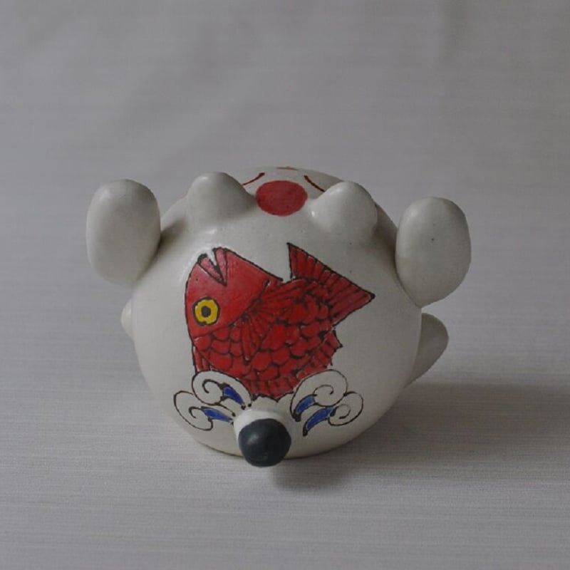 外山亜基雄 招き猫両手 | くらしの器と自然食品 匣