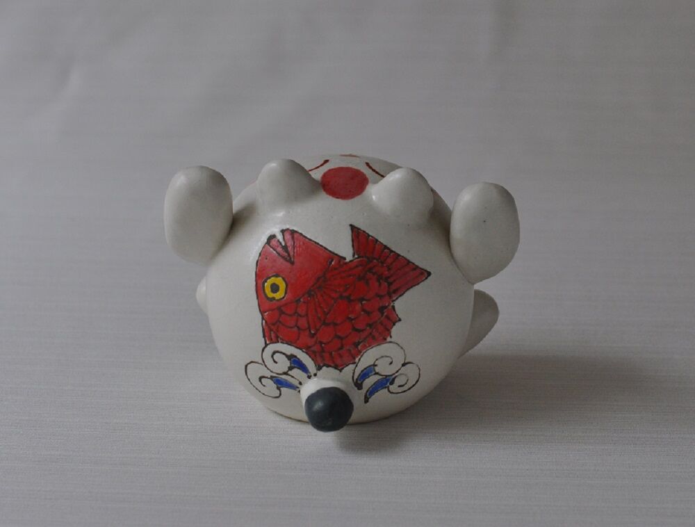 外山亜基雄 招き猫両手 | くらしの器と自然食品 匣