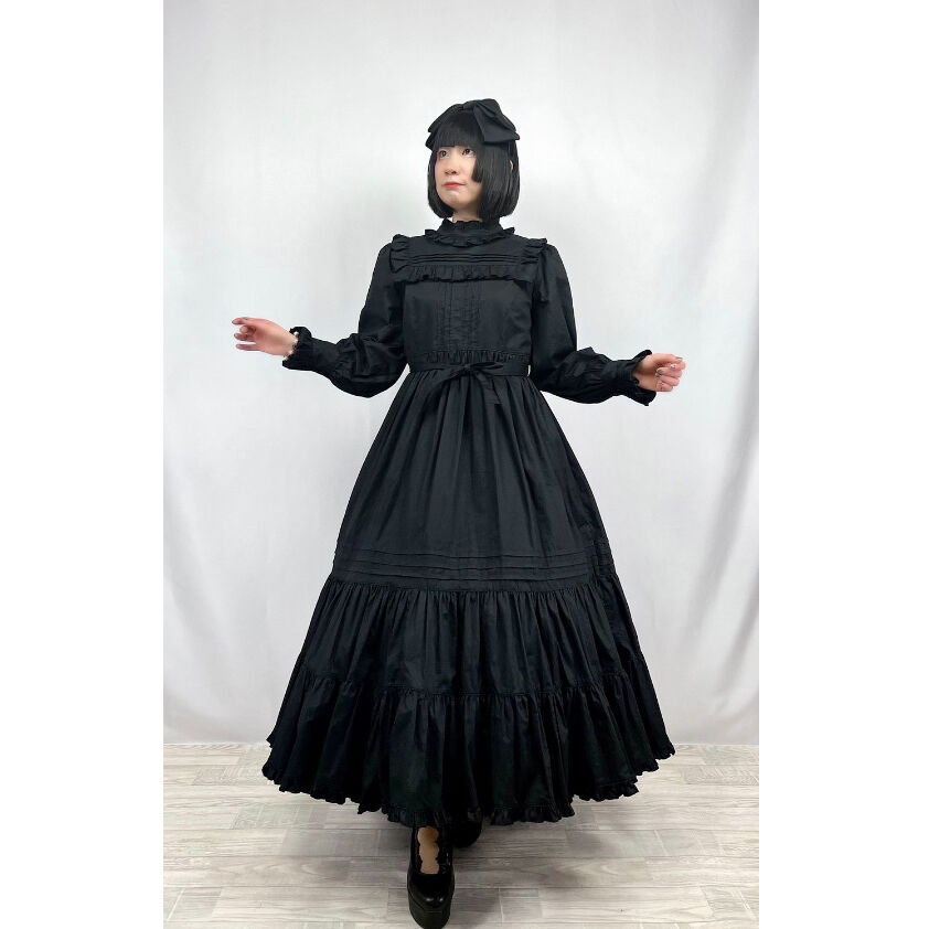 遮熱パニエ 総丈77cm 黒 KO006BK | kuroobi.STORE