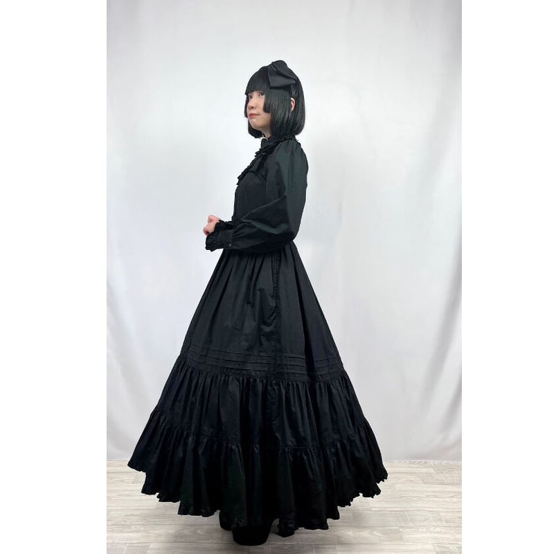 遮熱パニエ 総丈77cm 黒 KO006BK | kuroobi.STORE