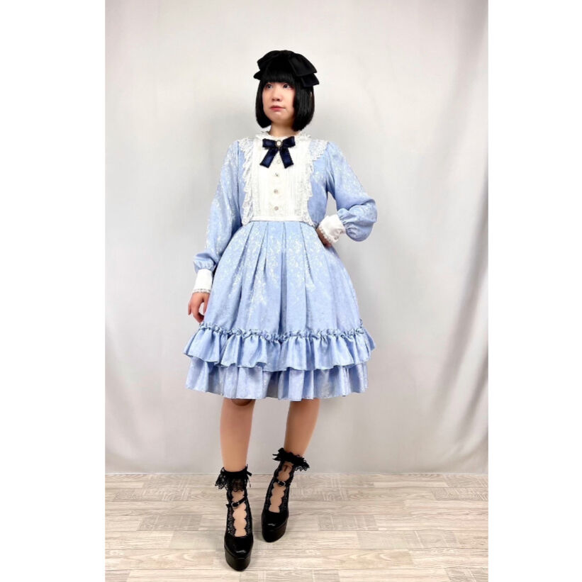 遮熱パニエ 甘ロリ丈(総丈40cm)黒 KO001BK | kuroobi.STORE