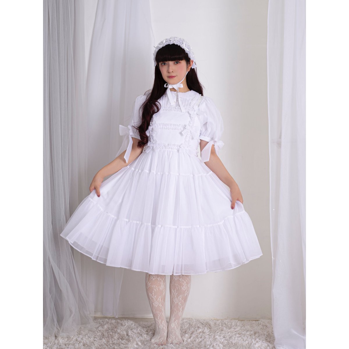 YK-2 袖リボン付きブラウス 白 | kuroobi.STORE YK-2 袖リボン付きブラウス 白 | kuroobi.STORE