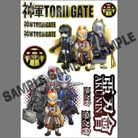 神軍TG＆惡忍會A5ステッカー