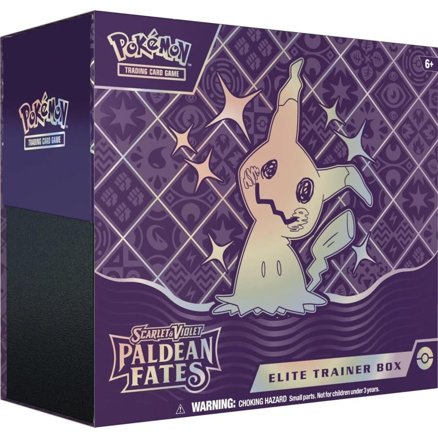 ETB ポケモンセンター限定　ミミッキュ　PALDEAN FATES 未開封 英語版ポケモンカード Paldean Fates Elite Trainer Box 【ミミッ