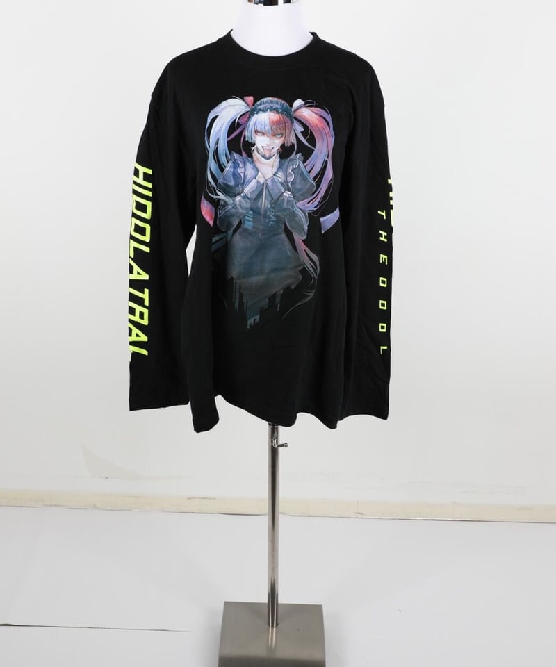 HIDOLATRAL THEODOL rurudoイラストロンT BLACK 再販《rurudoイラストロンT》BLACK | HIDOLATRAL THEODOL