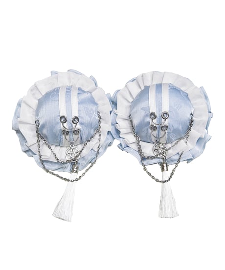 HIDOLATRAL THEODOL ブランドロゴベレー帽 White ブランドロゴベレー帽