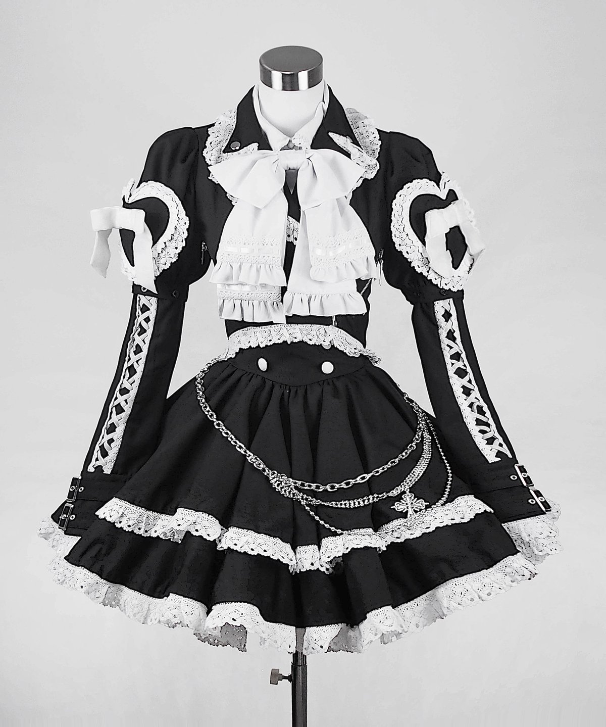 2段フリルコルセットスカート》 BLACK | HIDOLATRAL THEODOL