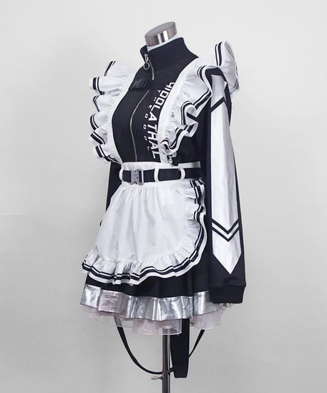 《サイバーメイドエプロン》WHITE×BLACK