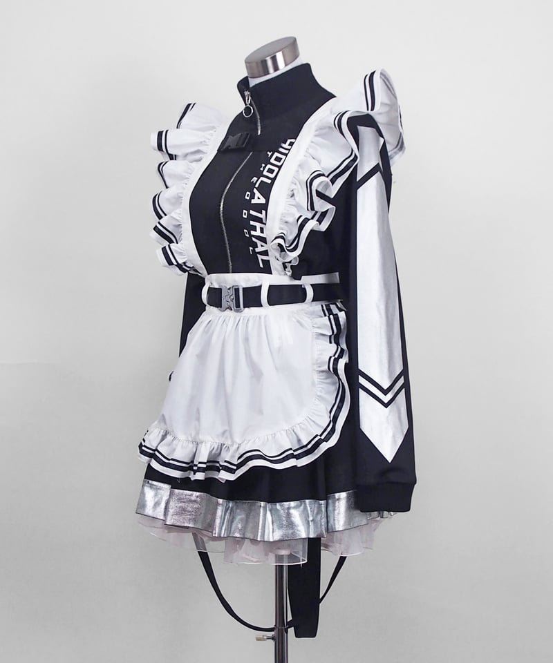 サイバーメイドエプロン》WHITE×BLACK | HIDOLATRAL THEODOL