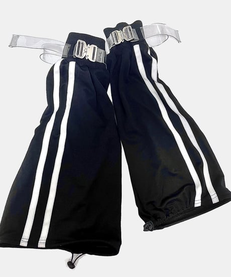 ジャージバックルレッグウォーマー（BLACK）