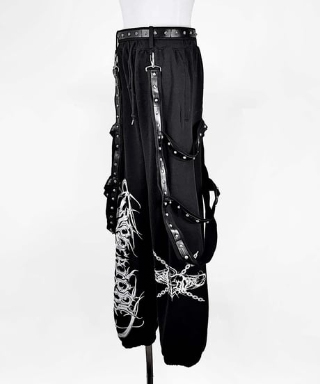《メタルエンジェルロングパンツ》BLACK