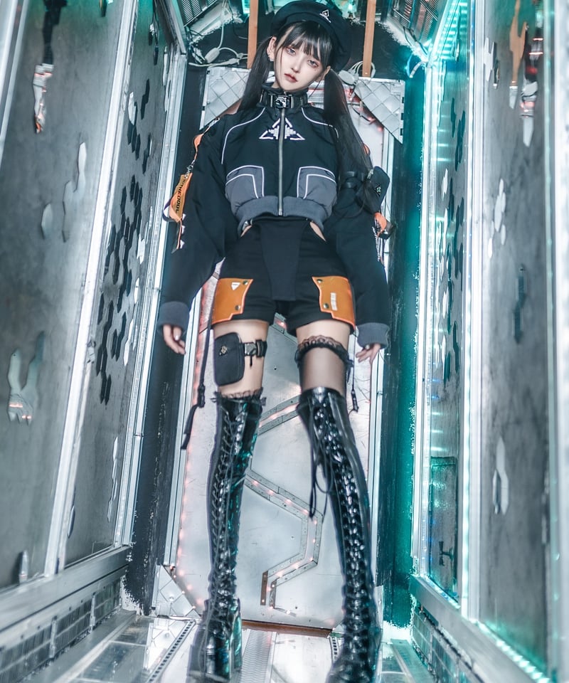 アンドロイドショートパンツ》BLACK | HIDOLATRAL THEODOL アンドロイドショートパンツ》BLACK | HIDOLATRAL THEODOL