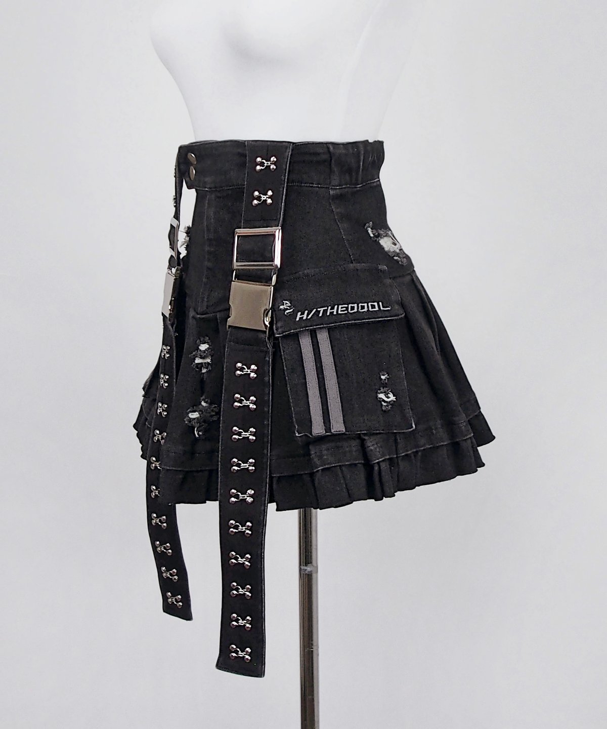 HIDOLATRAL THEODOL y2kデニムスカート　アームカバー　ブルー fit=scale-down,w=1200