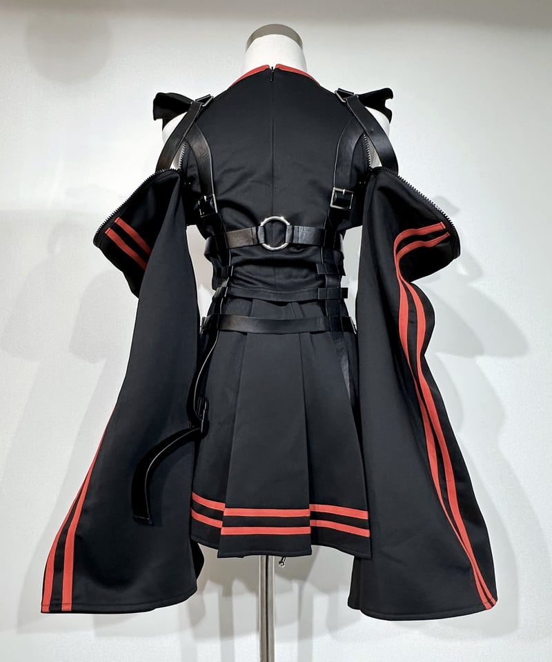 機械少女着物ジャージセットアップ》BLACK | HIDOLATRAL THEODOL 機械少女着物ジャージセットアップ》BLACK | HIDOLATRAL THEODOL