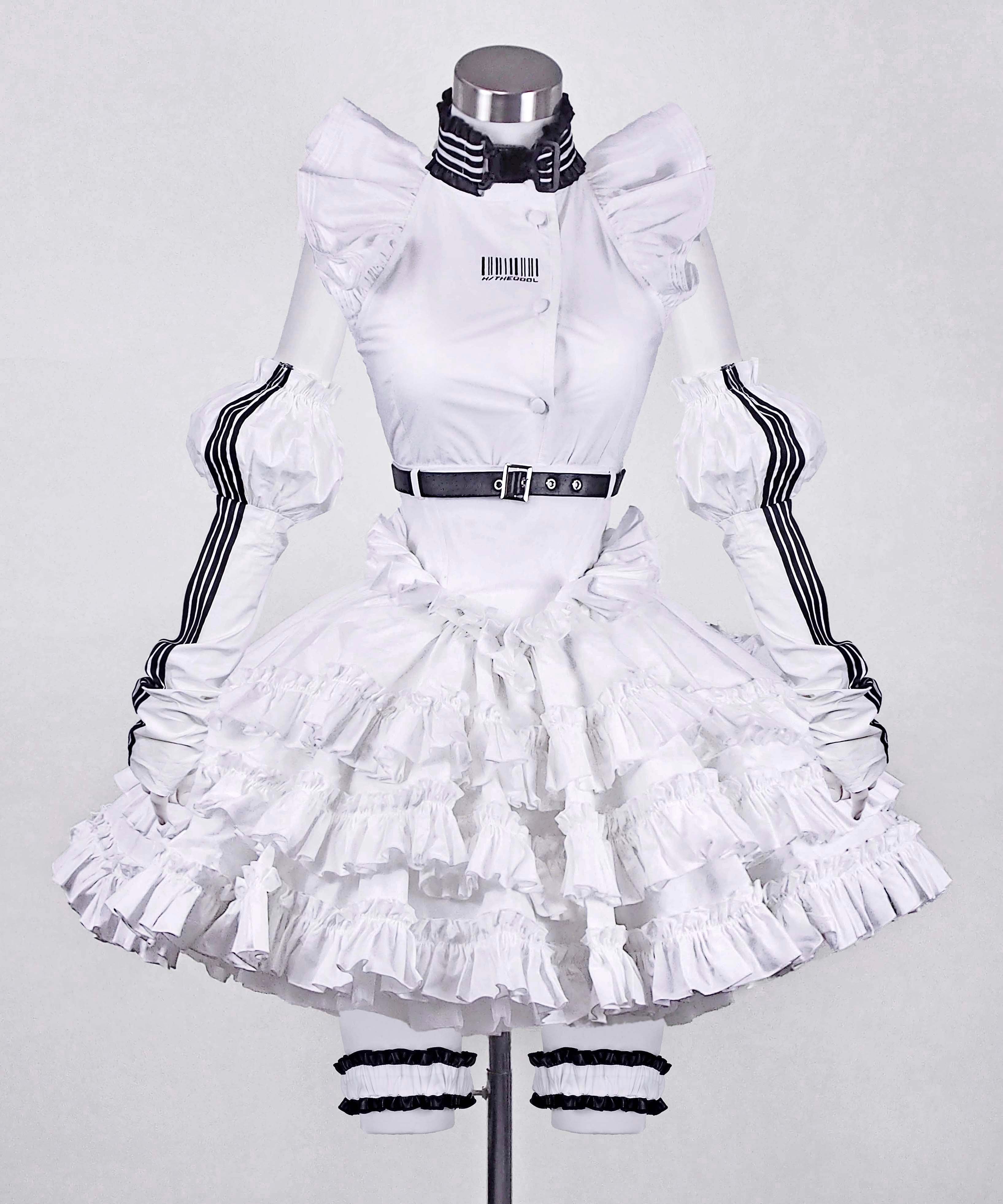 ジャージロリィタドレスセット》WHITE | HIDOLATRAL THEODOL デビル 