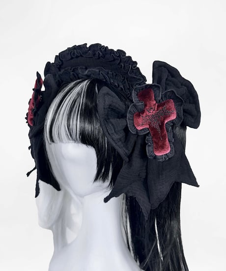 《退廃ナースヘッドドレス》BLACK