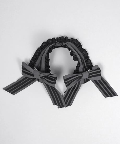 《リボンジャージヘッドドレス》GRAY