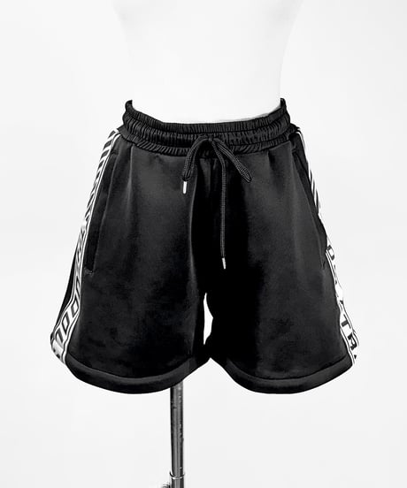 《ブランドロゴジャージ2wayパンツ》BLACK