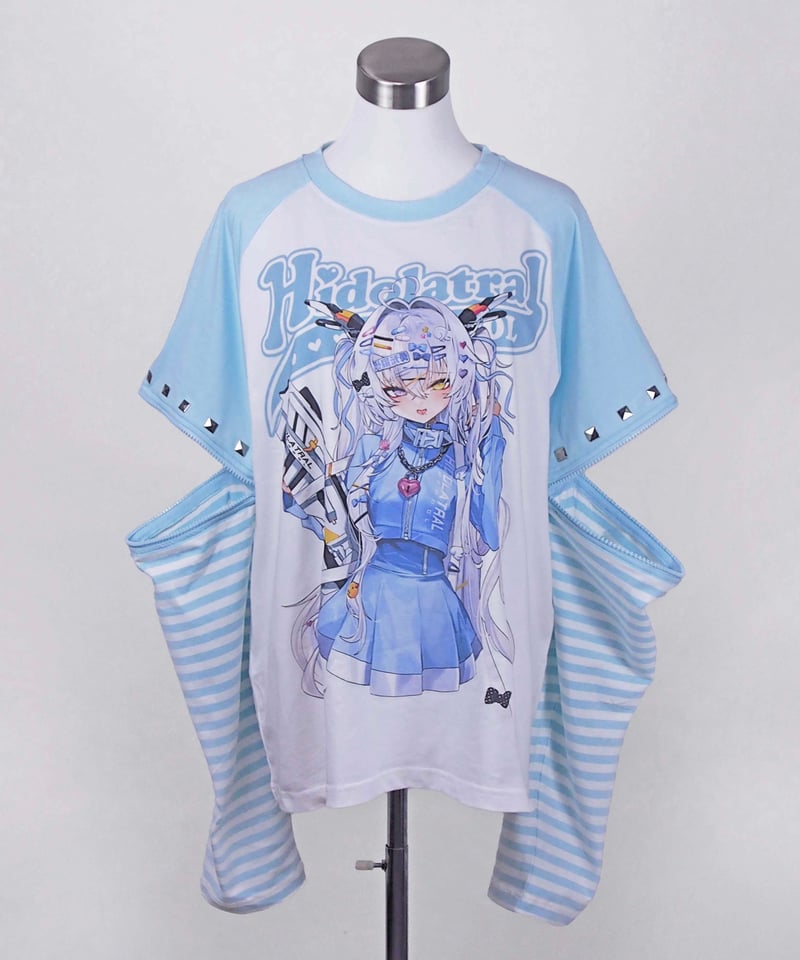 3wayイラストラグランTシャツ》SAX | HIDOLATRAL THEODOL