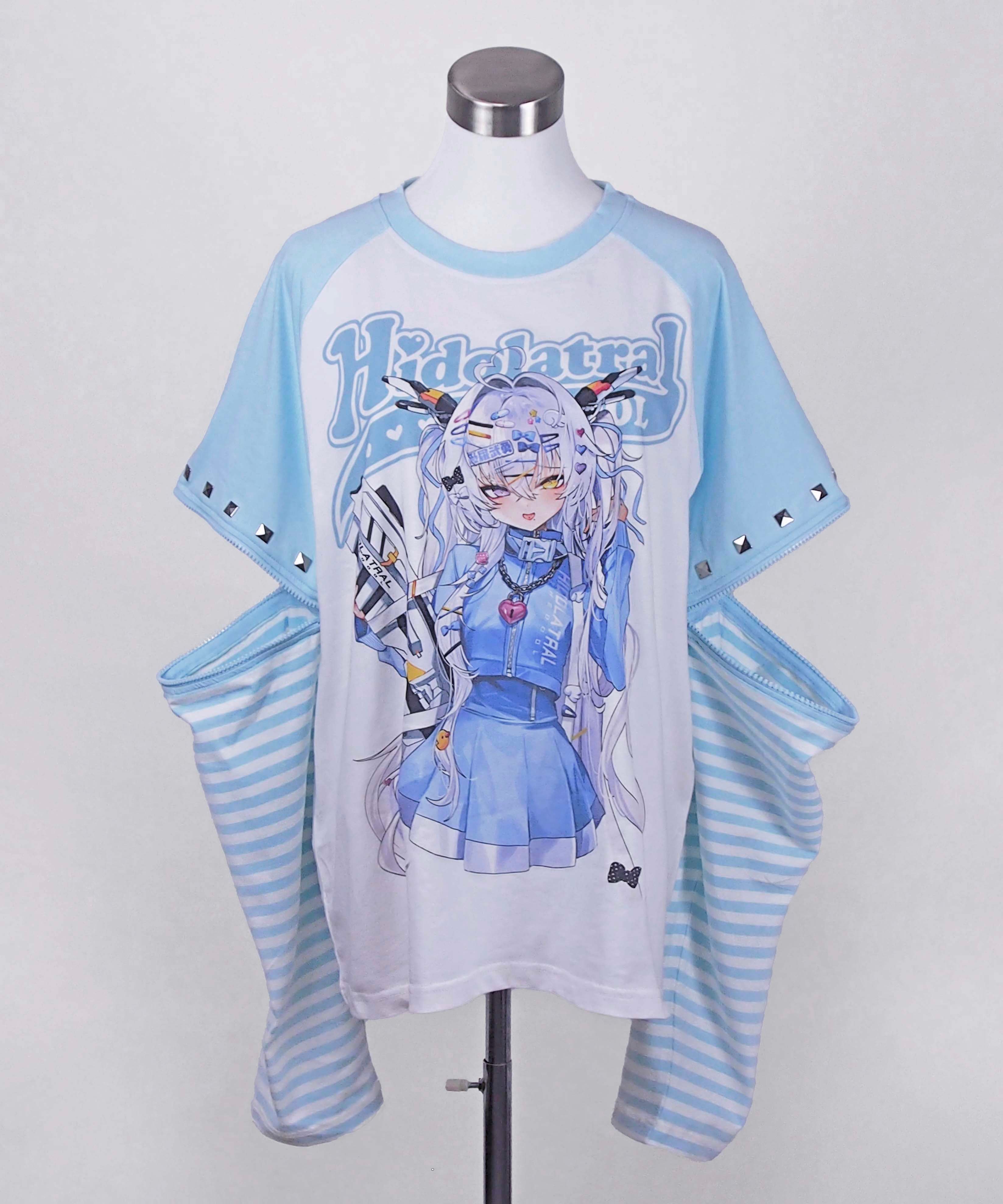 hidolatral theodol イラストラグランTシャツ original