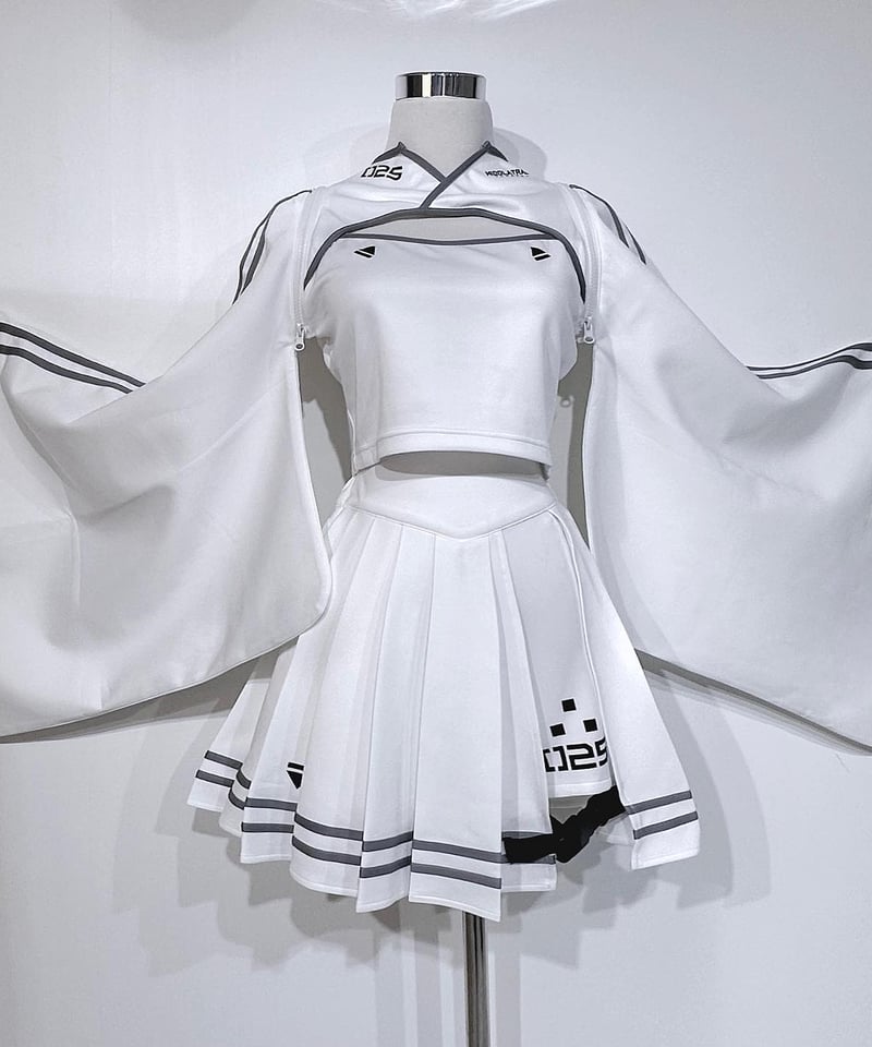 機械少女着物ジャージセットアップ》WHITE | HIDOLATRAL THEODOL 機械少女着物ジャージセットアップ》WHITE | HIDOLATRAL THEODOL