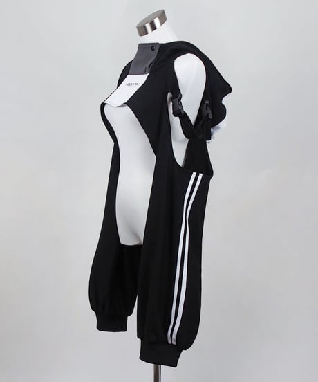 《スポーツショートパーカー》BLACK