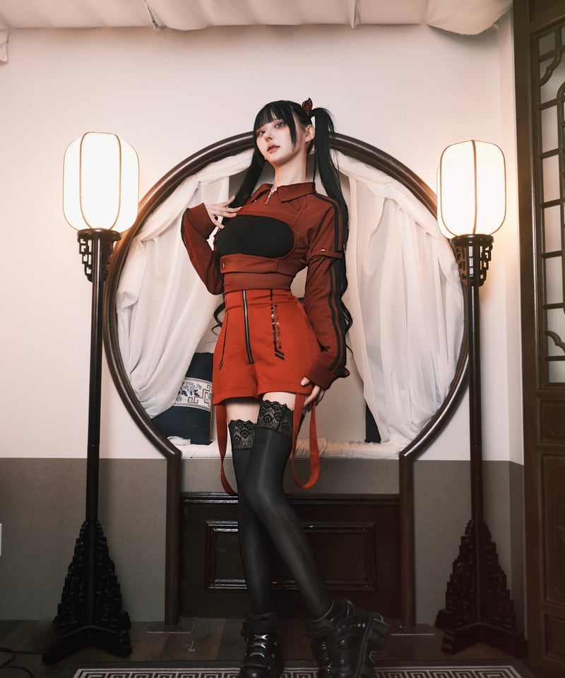 胸空きミニ丈ジャージ》BLD | HIDOLATRAL THEODOL