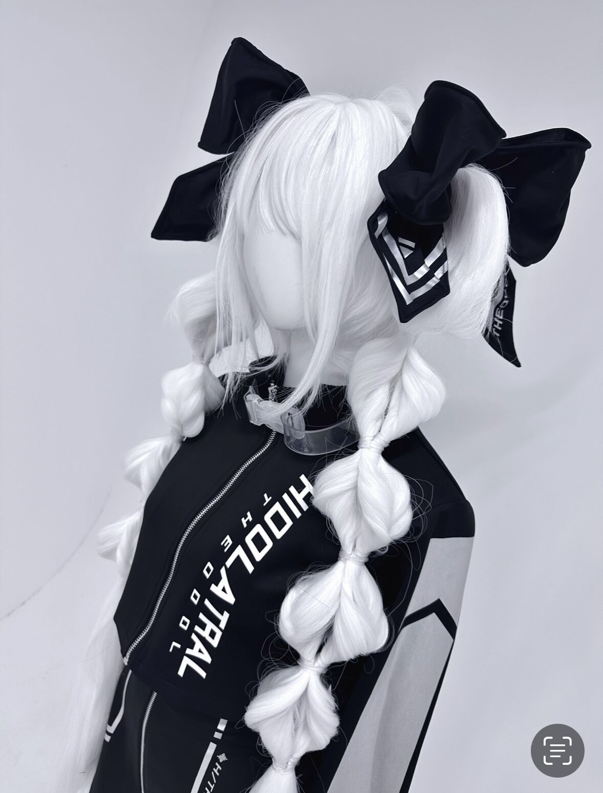 CyberJerseyシリーズ》クソデカリボンクリップ(BLACK) | HIDOLATRA