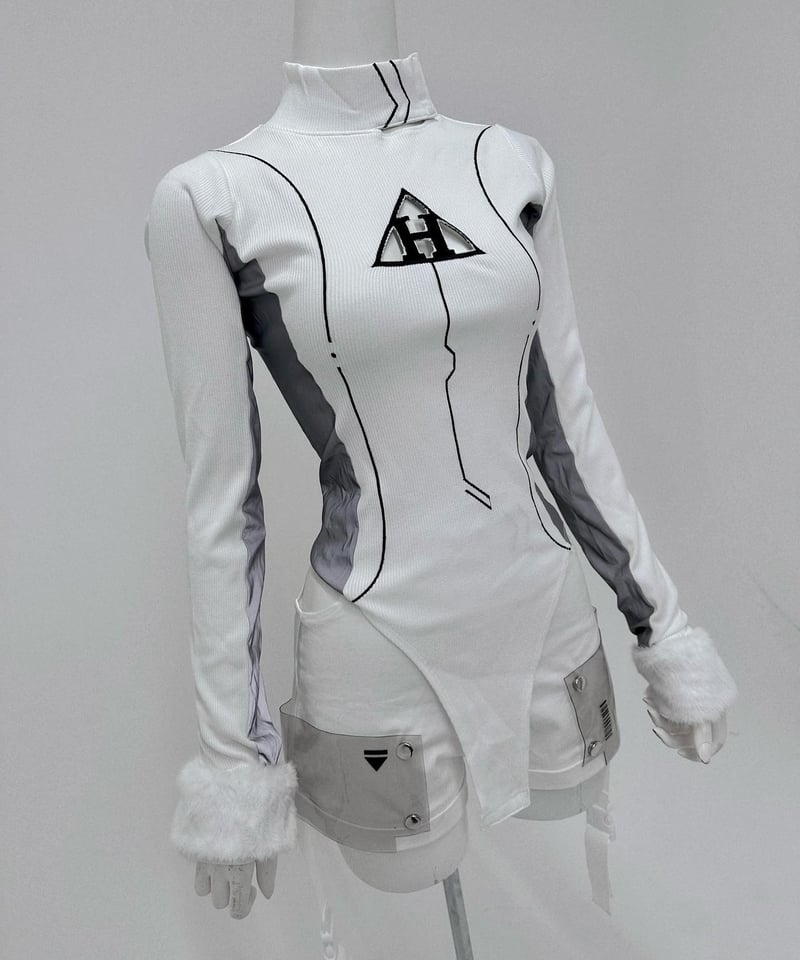 アンドロイドショートパンツ》WHITE | HIDOLATRAL THEODOL